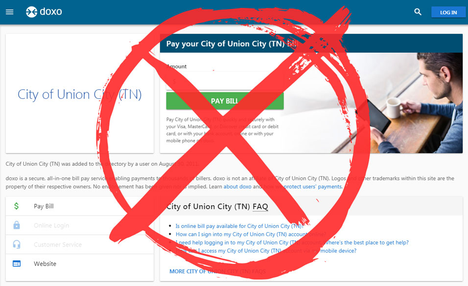 Citizens Be Cautious When Using Unaffiliated Bill Pay Websites